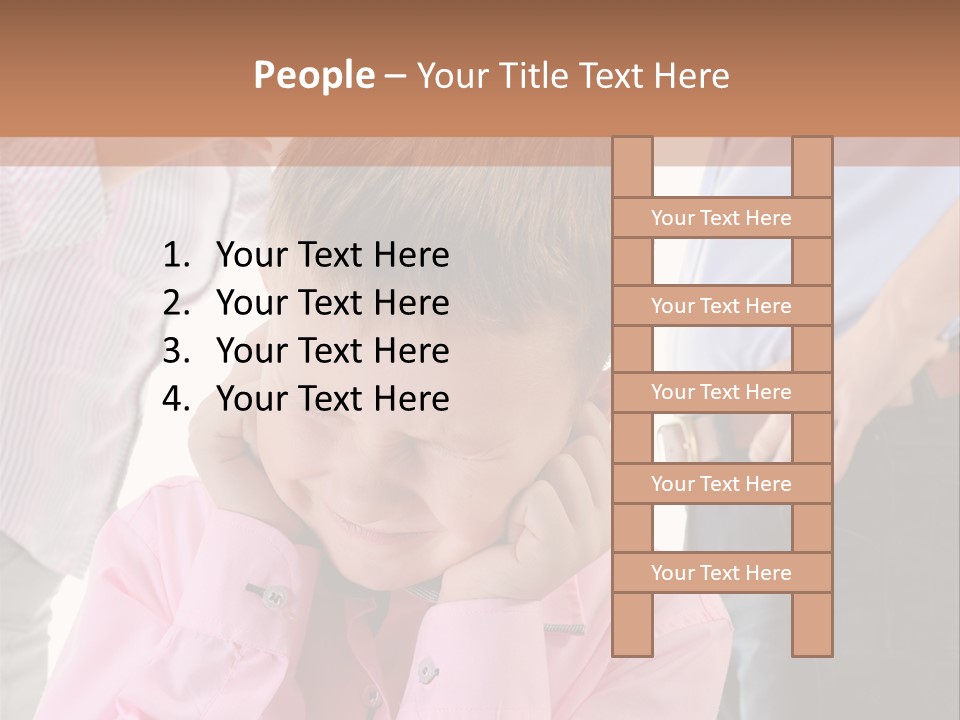 Yelling Parent Woman PowerPoint Template