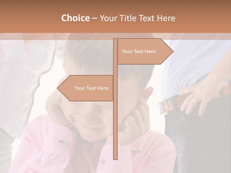 Yelling Parent Woman PowerPoint Template