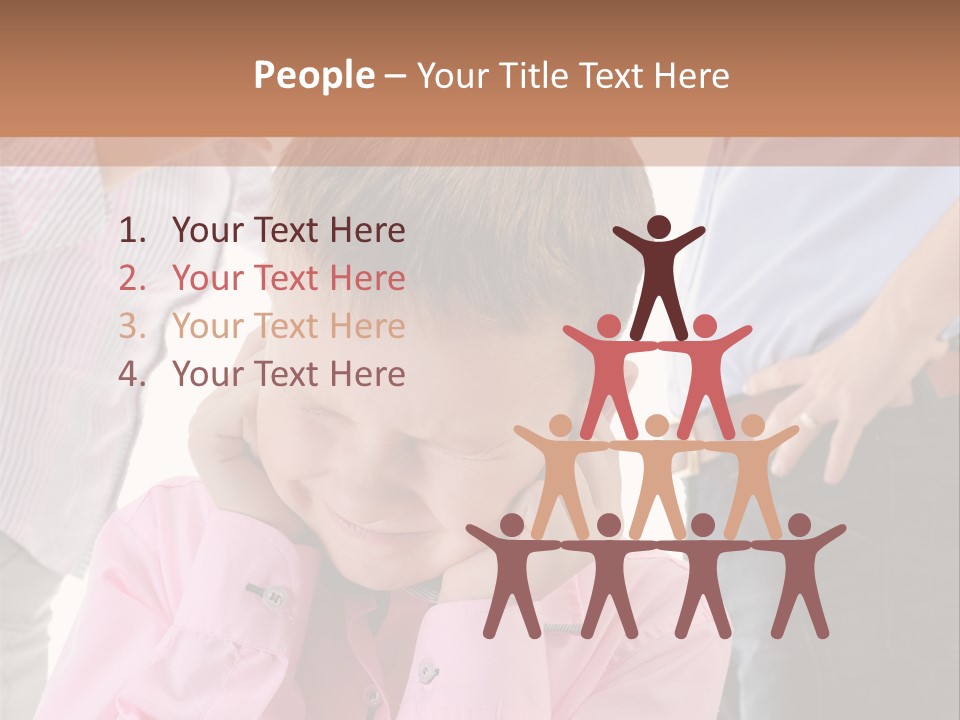 Yelling Parent Woman PowerPoint Template