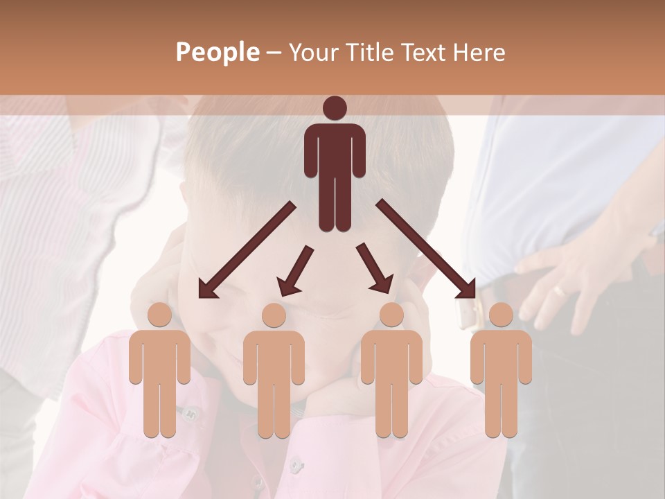 Yelling Parent Woman PowerPoint Template