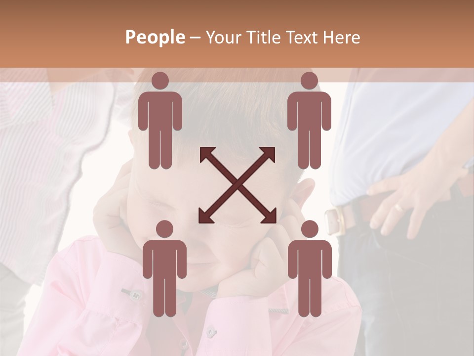 Yelling Parent Woman PowerPoint Template