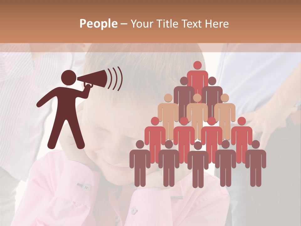 Yelling Parent Woman PowerPoint Template