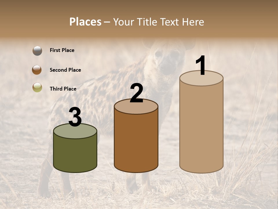 Zambia Predator Nationalpark PowerPoint Template