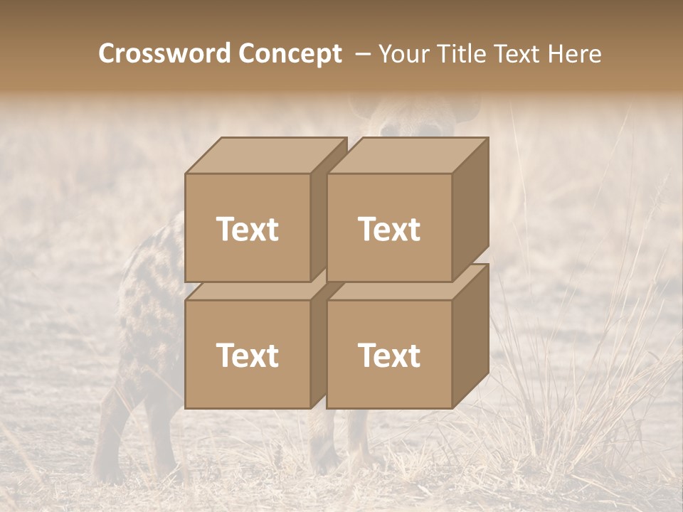 Zambia Predator Nationalpark PowerPoint Template