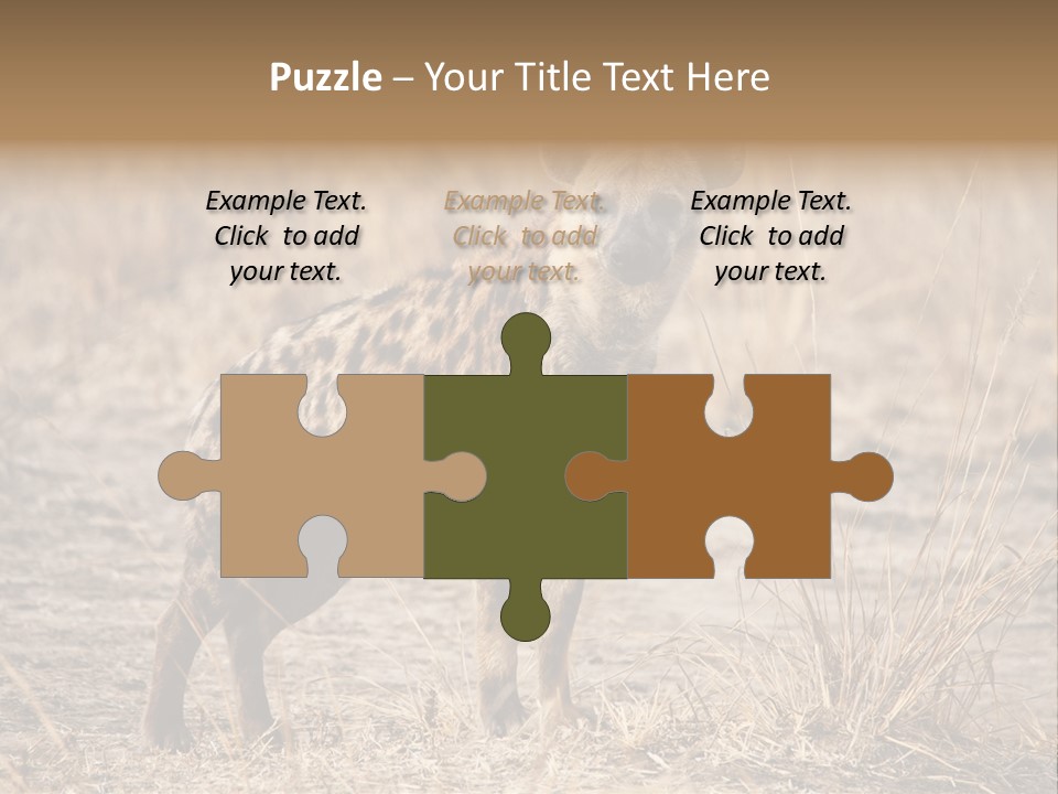 Zambia Predator Nationalpark PowerPoint Template