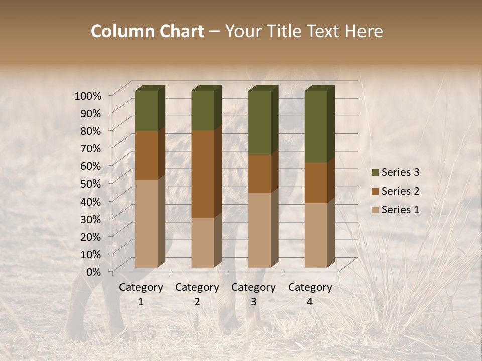Zambia Predator Nationalpark PowerPoint Template