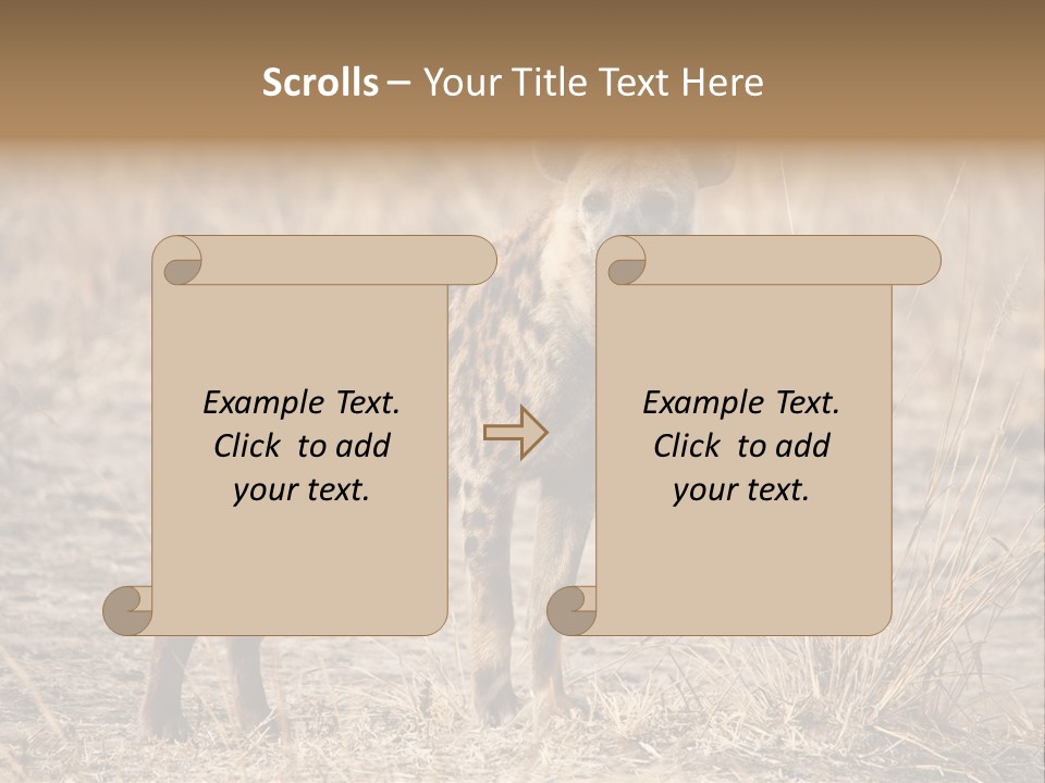 Zambia Predator Nationalpark PowerPoint Template