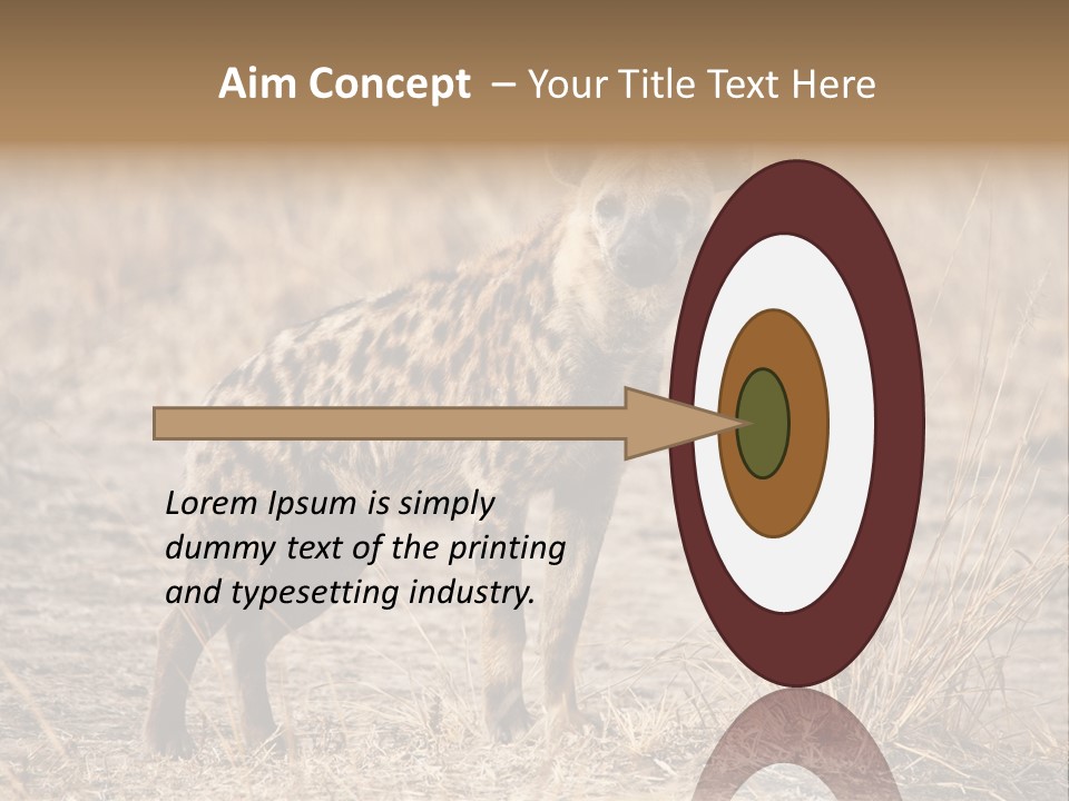 Zambia Predator Nationalpark PowerPoint Template