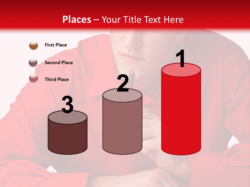 Modern Person Thinking PowerPoint Template