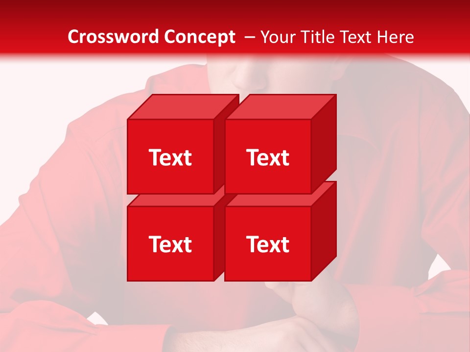 Modern Person Thinking PowerPoint Template