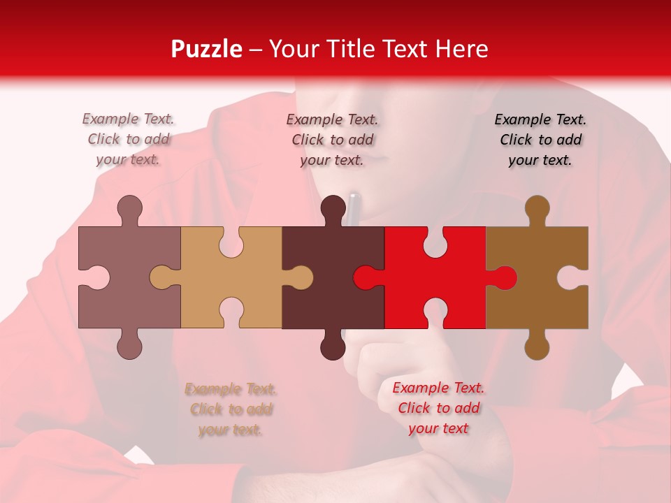 Modern Person Thinking PowerPoint Template