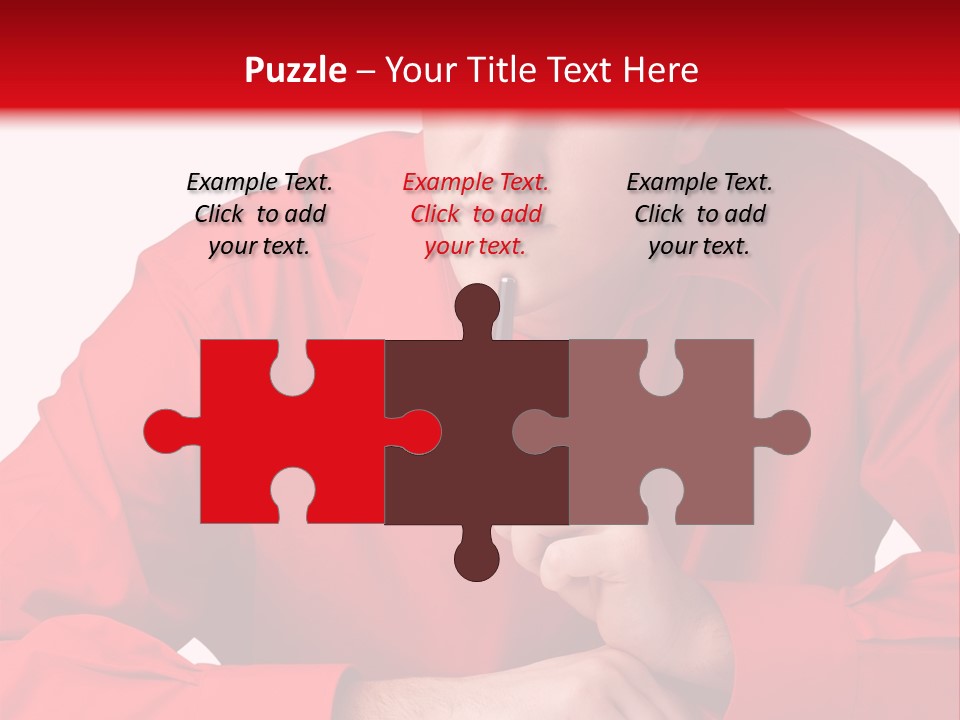 Modern Person Thinking PowerPoint Template