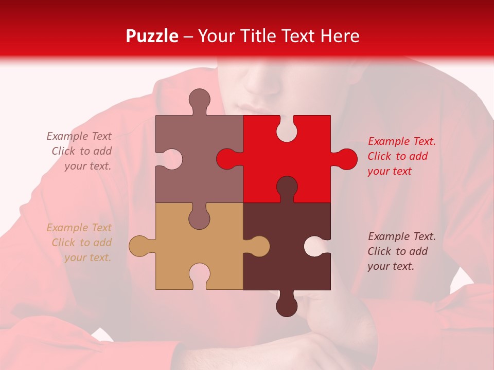 Modern Person Thinking PowerPoint Template