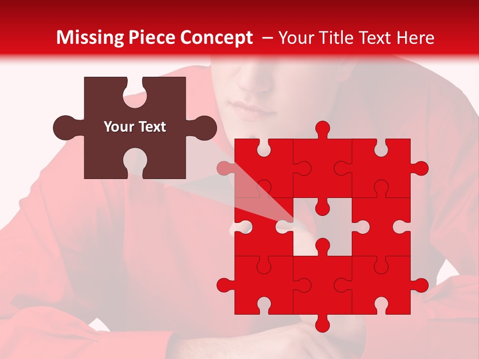 Modern Person Thinking PowerPoint Template