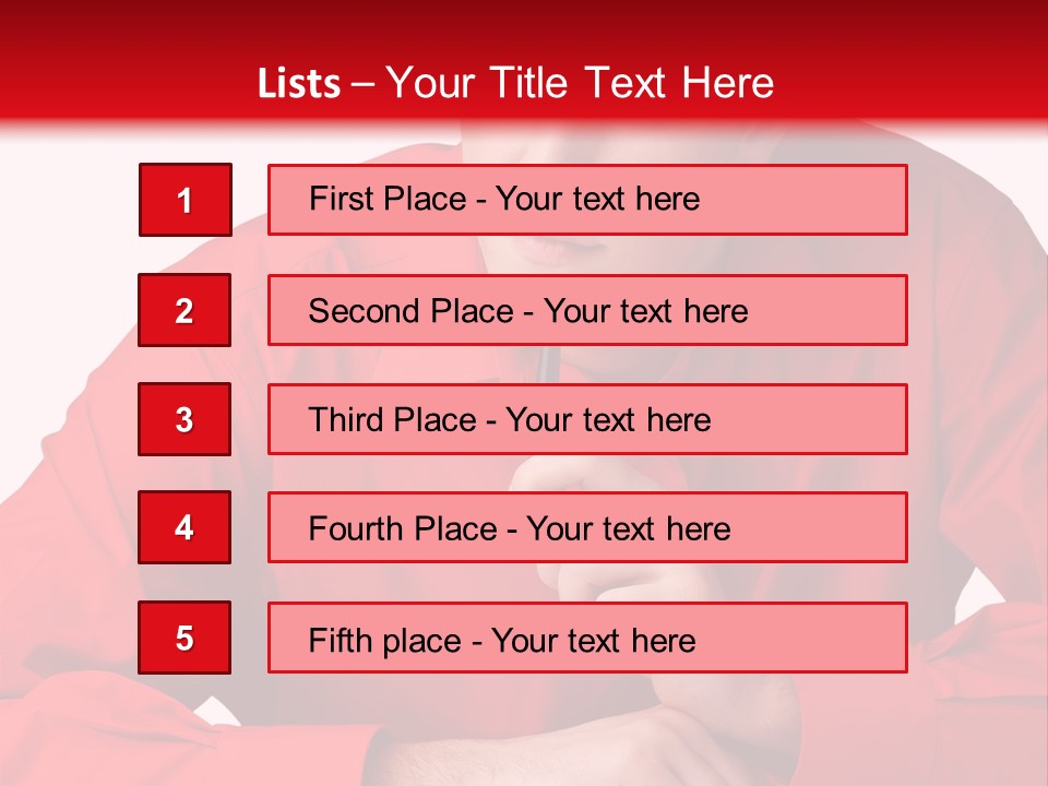 Modern Person Thinking PowerPoint Template