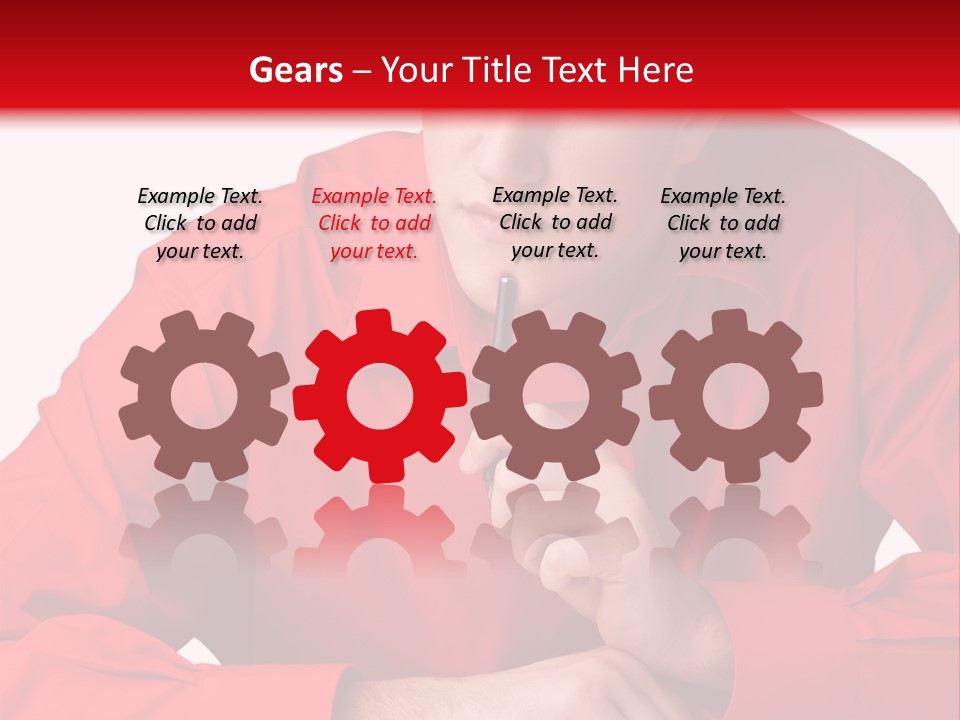 Modern Person Thinking PowerPoint Template