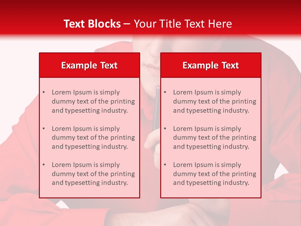Modern Person Thinking PowerPoint Template