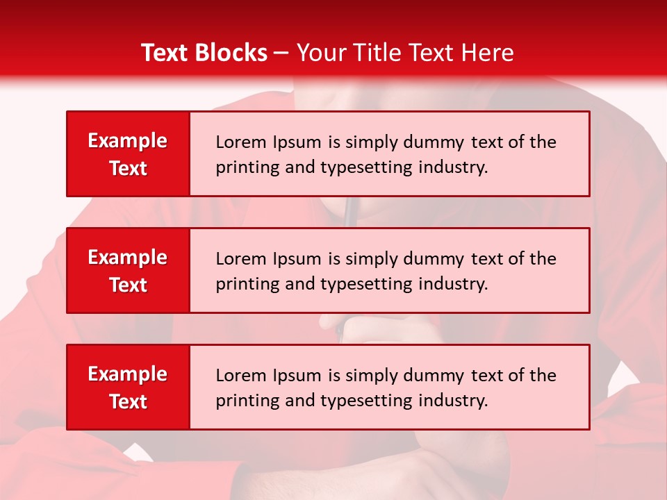 Modern Person Thinking PowerPoint Template