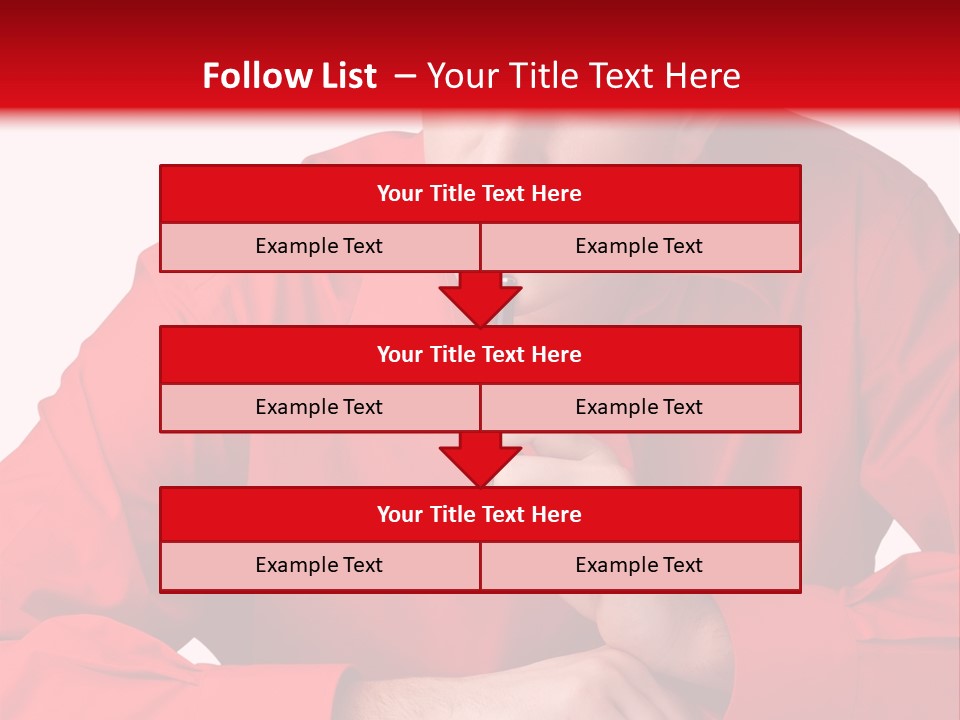 Modern Person Thinking PowerPoint Template