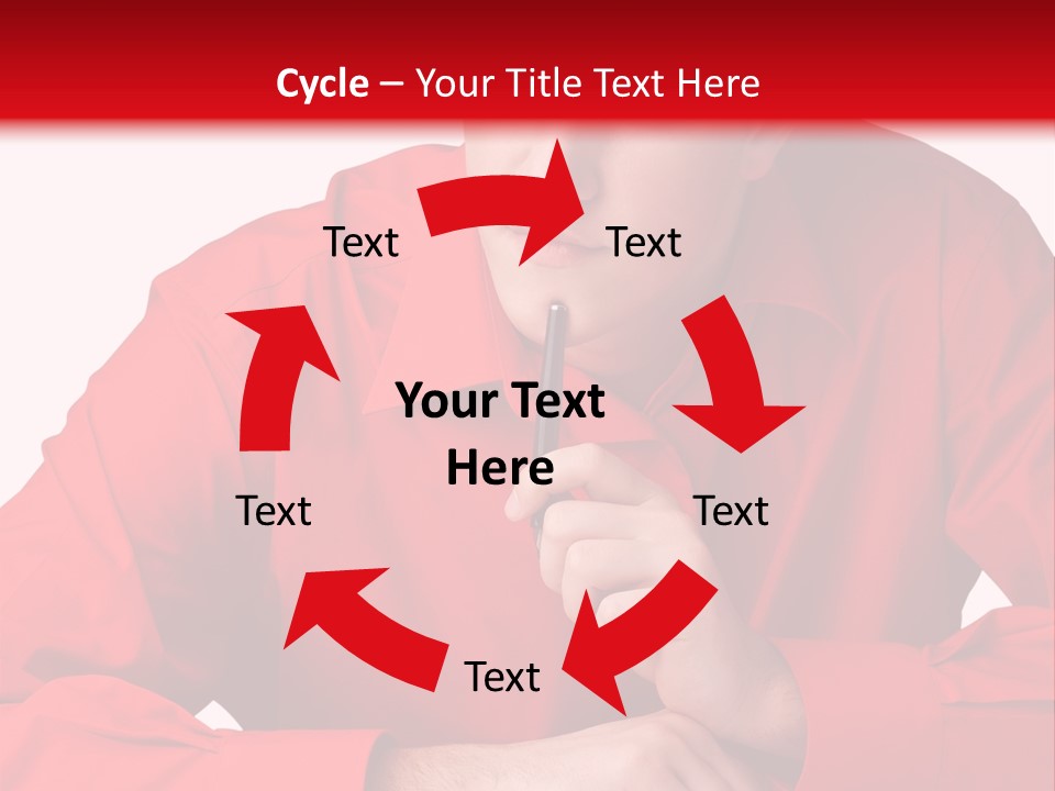 Modern Person Thinking PowerPoint Template