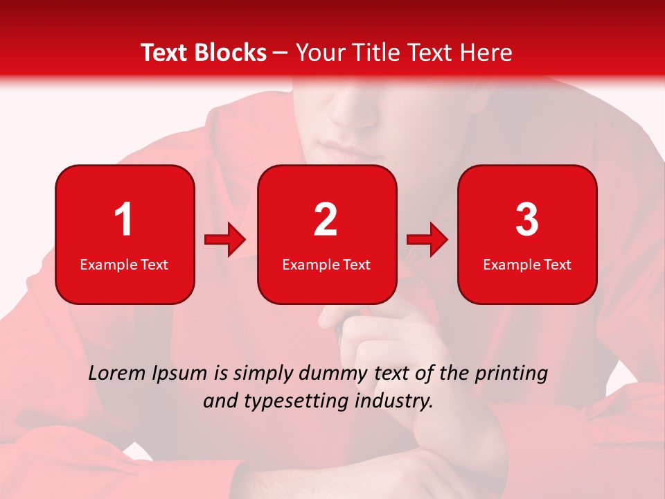 Modern Person Thinking PowerPoint Template