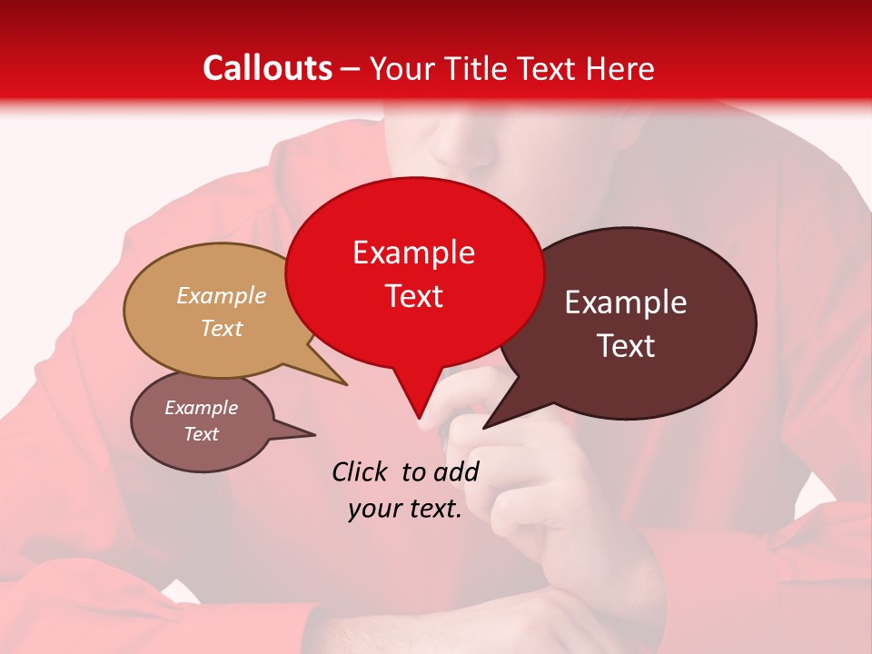 Modern Person Thinking PowerPoint Template