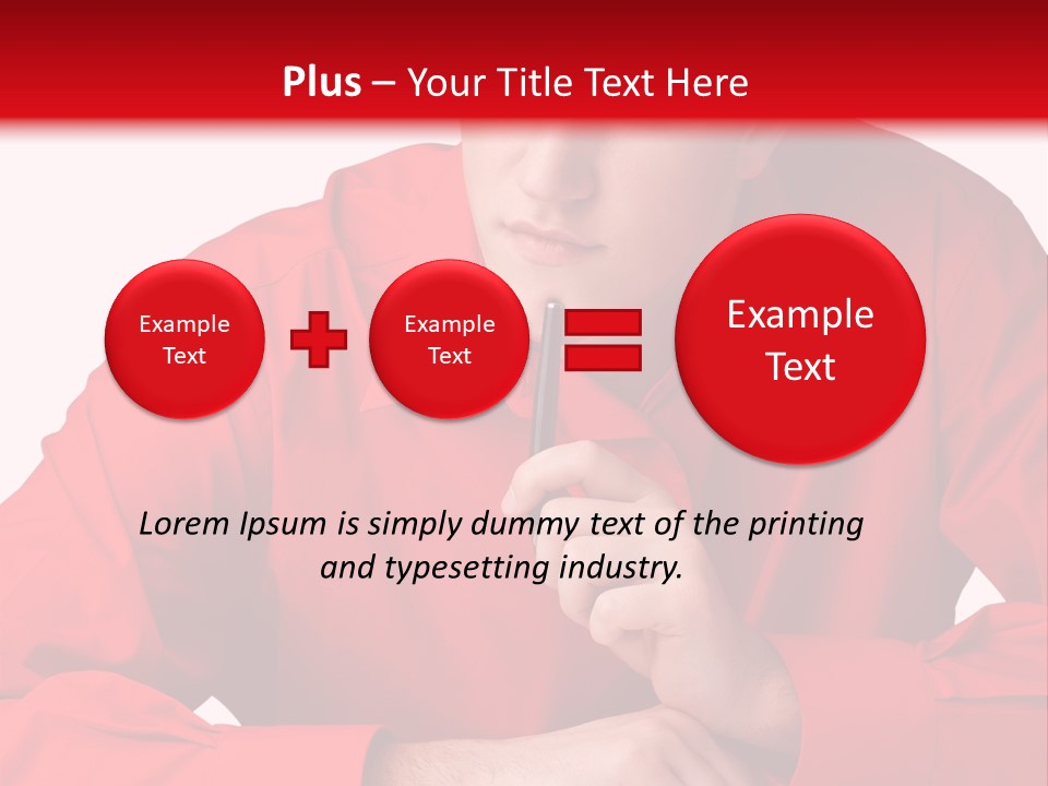 Modern Person Thinking PowerPoint Template