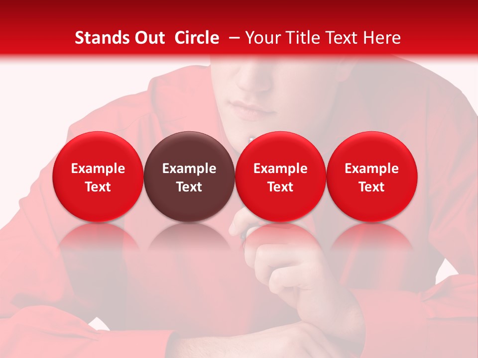 Modern Person Thinking PowerPoint Template