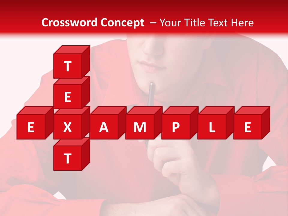 Modern Person Thinking PowerPoint Template