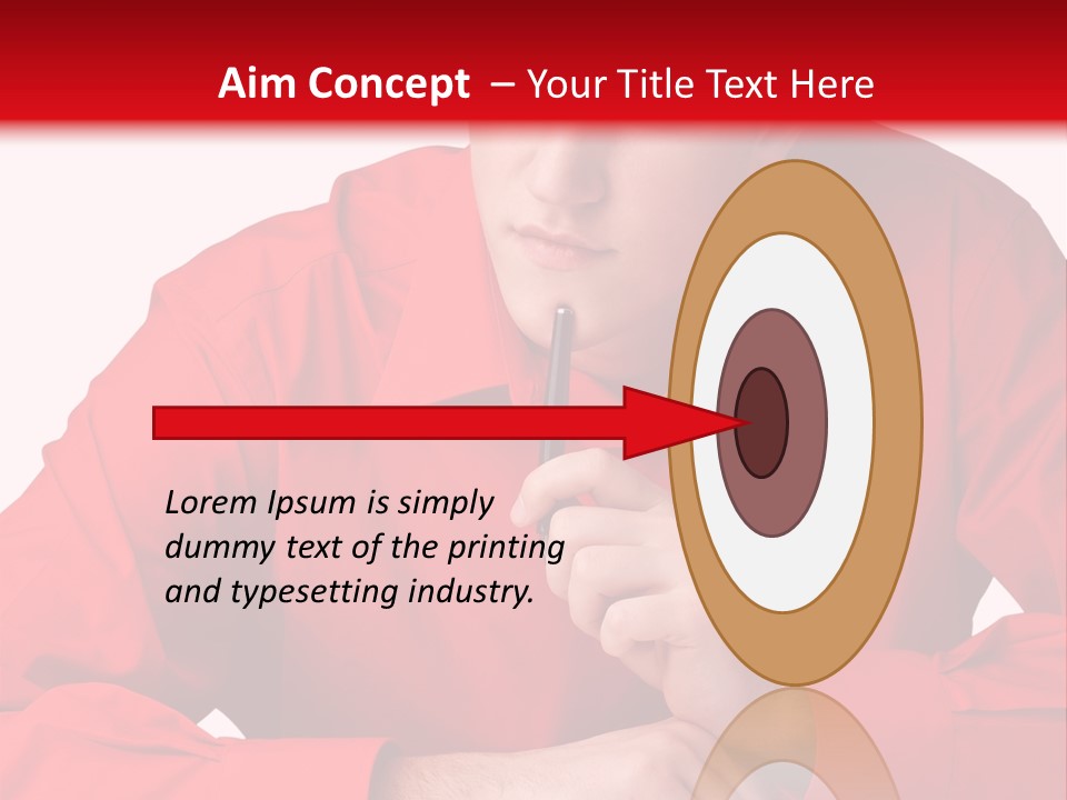 Modern Person Thinking PowerPoint Template