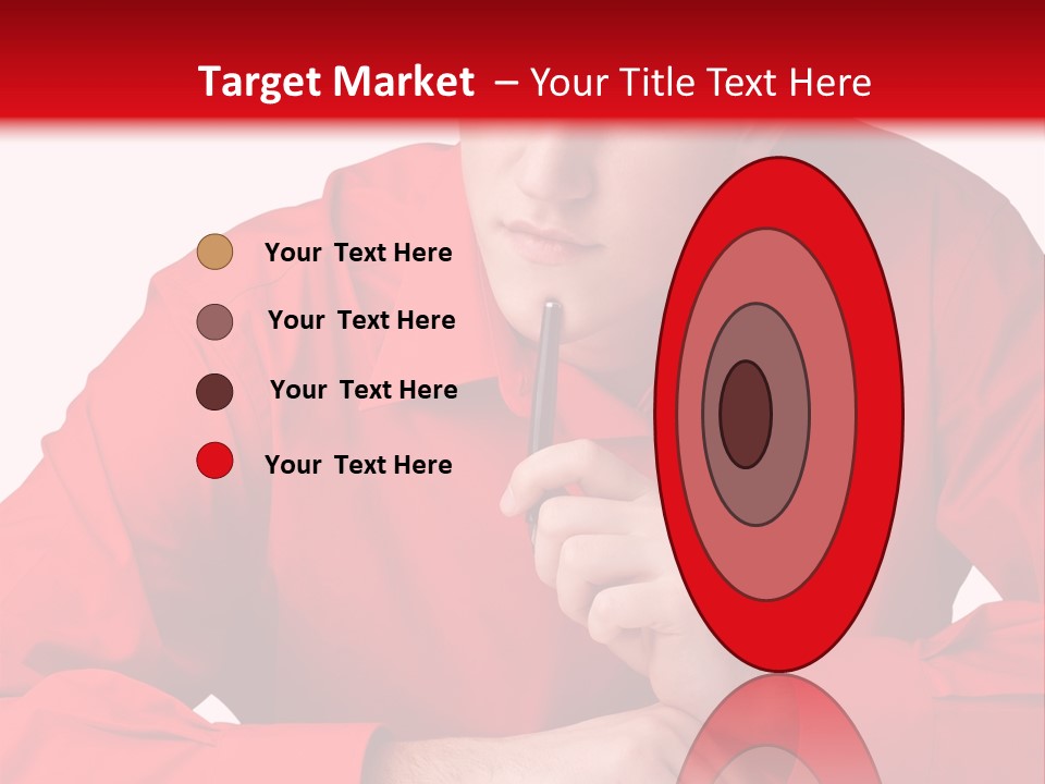 Modern Person Thinking PowerPoint Template