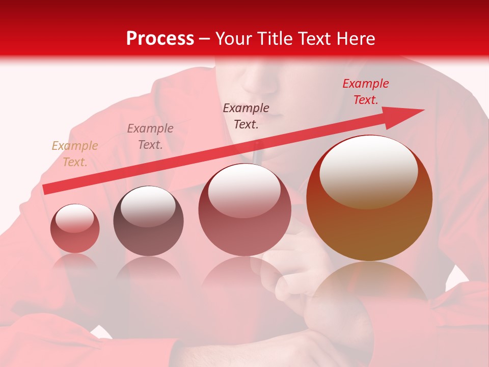 Modern Person Thinking PowerPoint Template