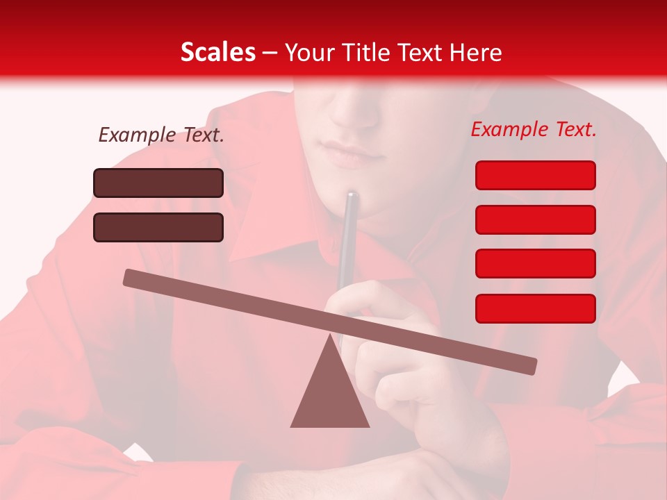 Modern Person Thinking PowerPoint Template