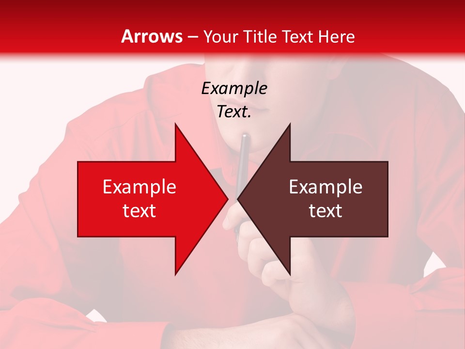 Modern Person Thinking PowerPoint Template