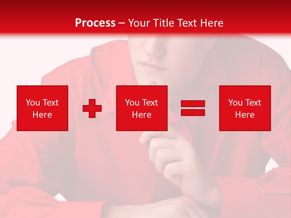 Modern Person Thinking PowerPoint Template