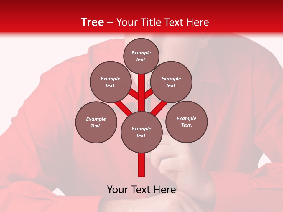 Modern Person Thinking PowerPoint Template