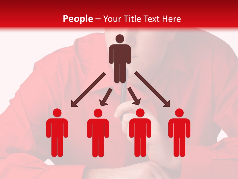 Modern Person Thinking PowerPoint Template