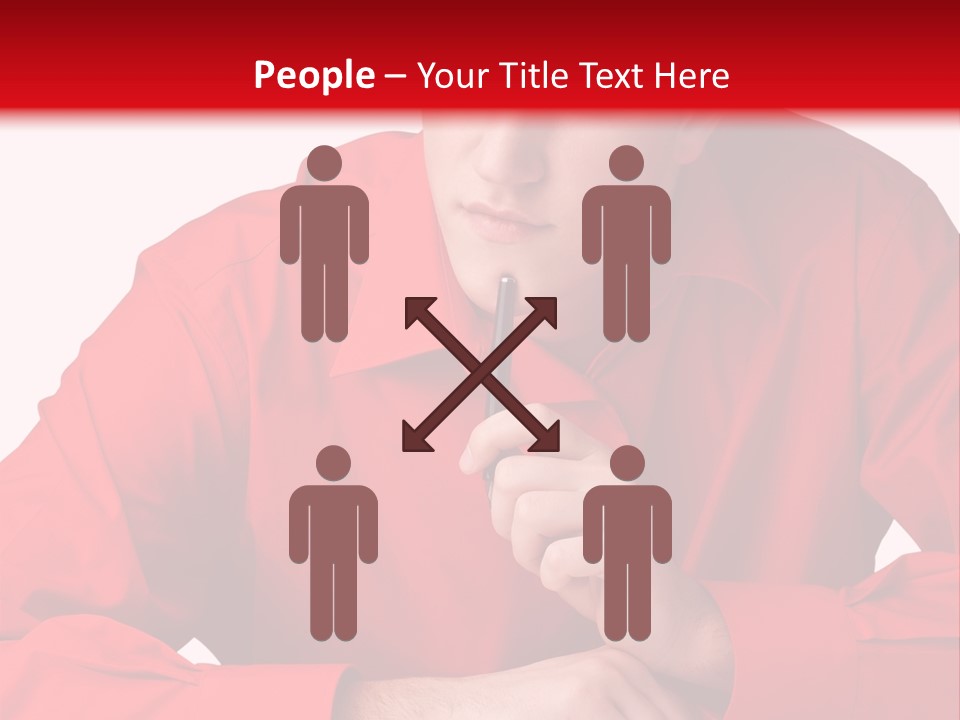 Modern Person Thinking PowerPoint Template