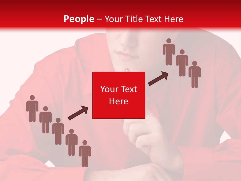 Modern Person Thinking PowerPoint Template