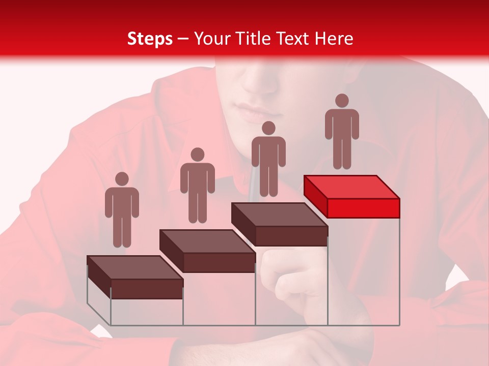 Modern Person Thinking PowerPoint Template