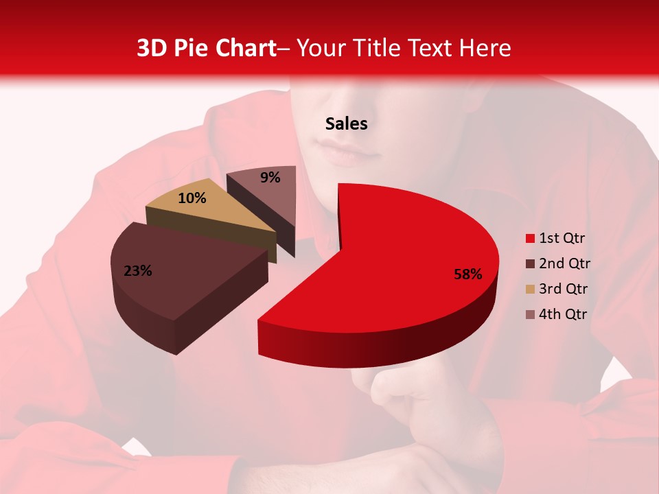 Modern Person Thinking PowerPoint Template