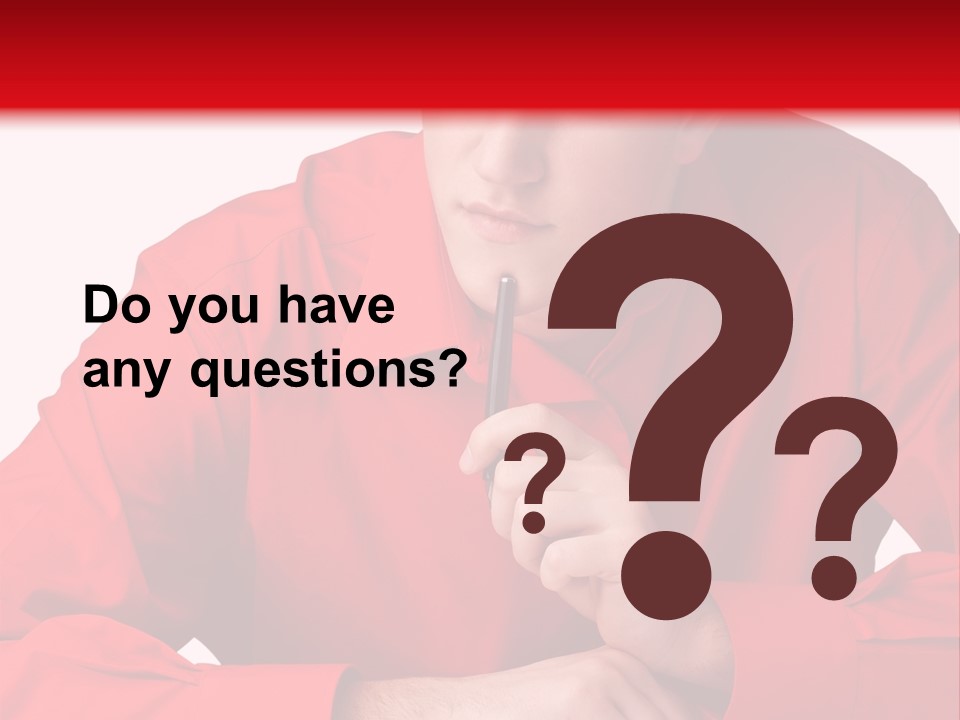 Modern Person Thinking PowerPoint Template