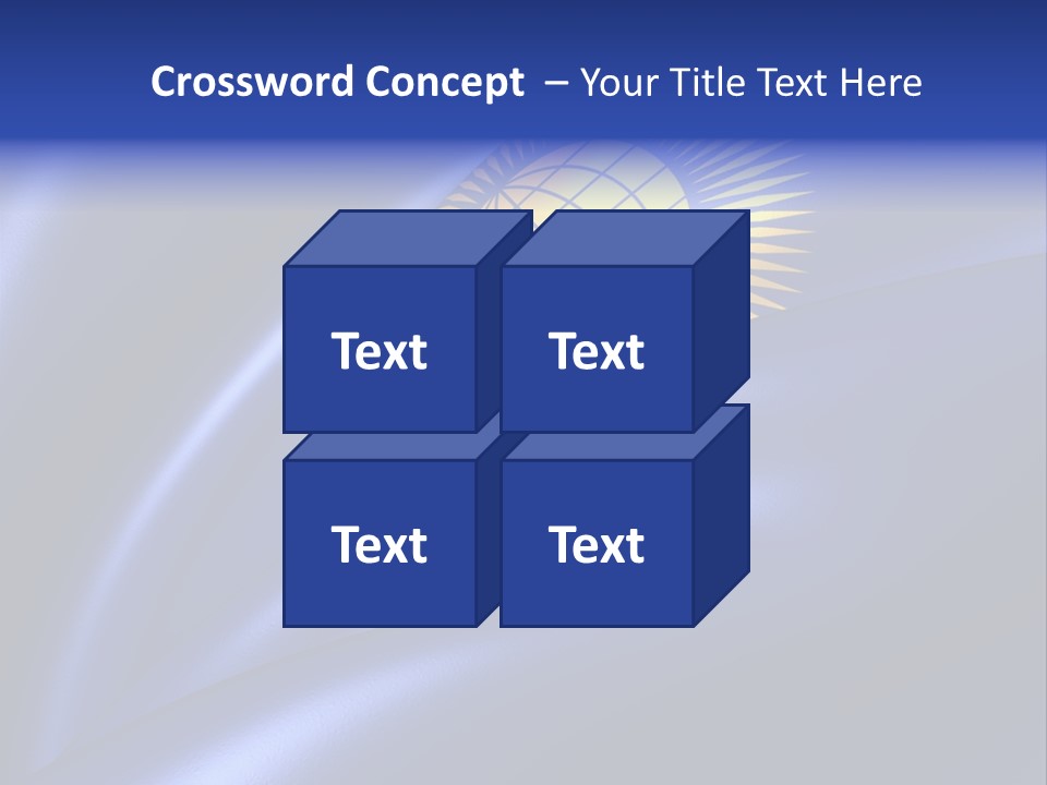 Curve Full English PowerPoint Template
