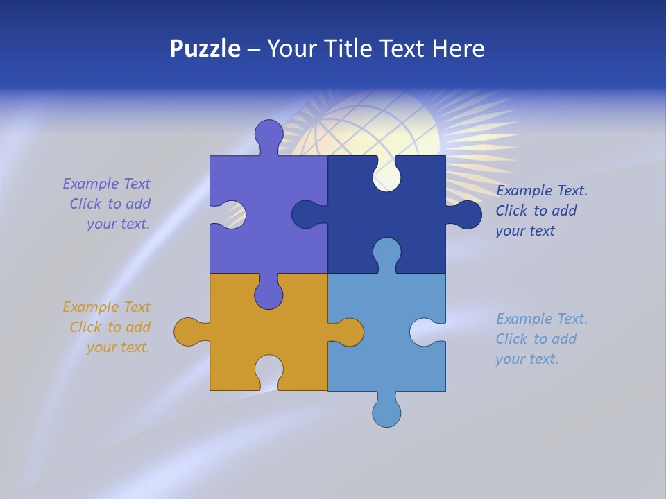 Curve Full English PowerPoint Template