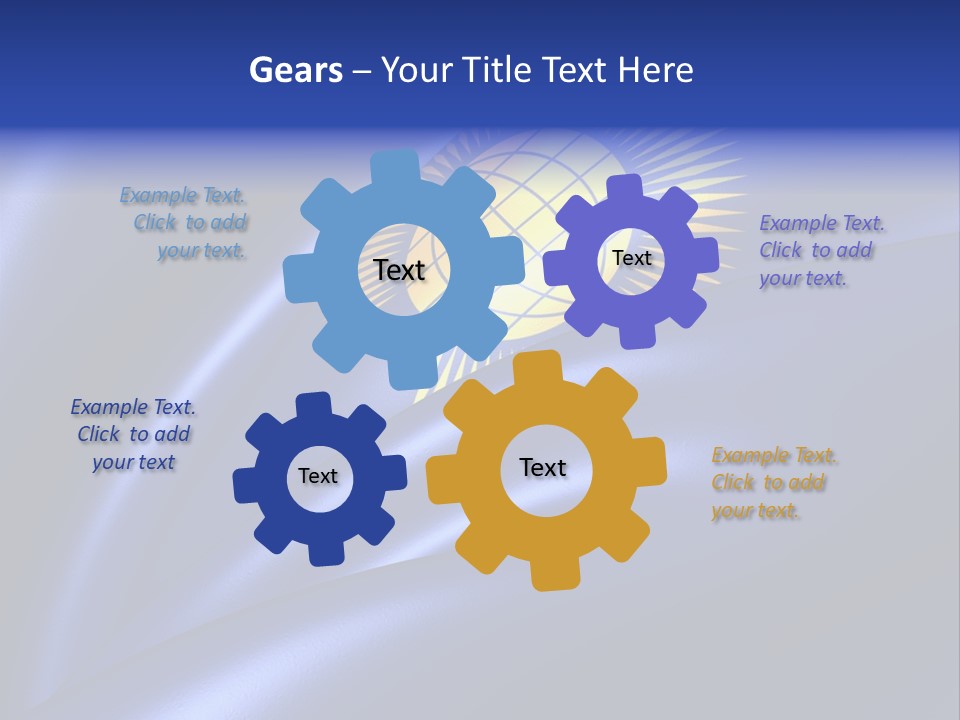Curve Full English PowerPoint Template
