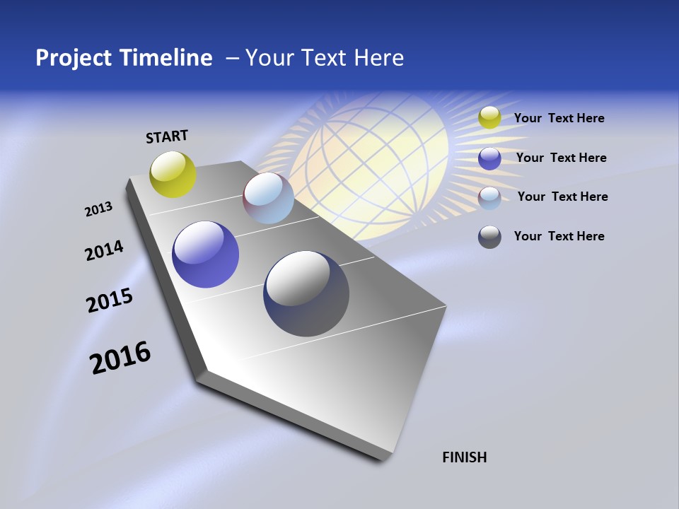 Curve Full English PowerPoint Template