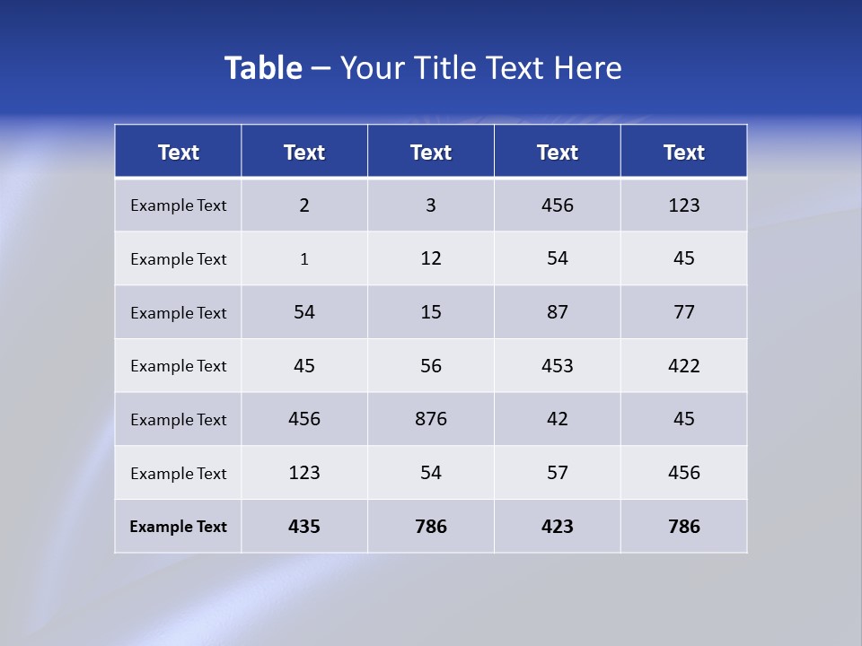 Curve Full English PowerPoint Template