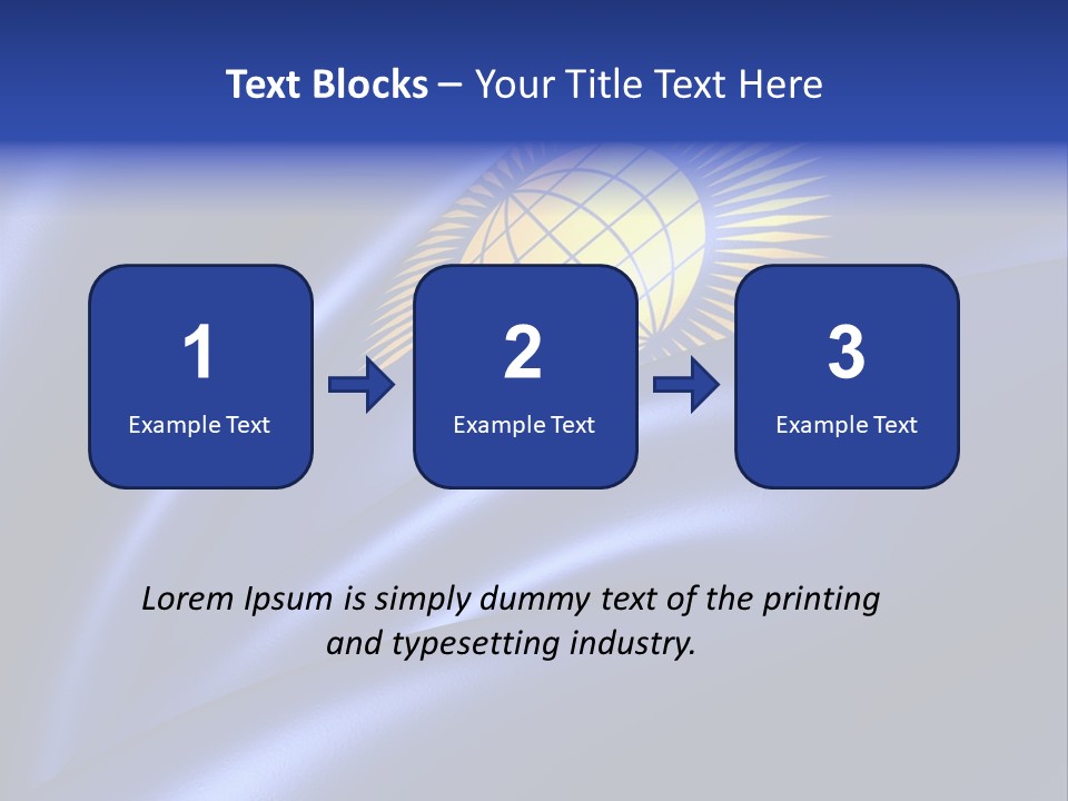 Curve Full English PowerPoint Template