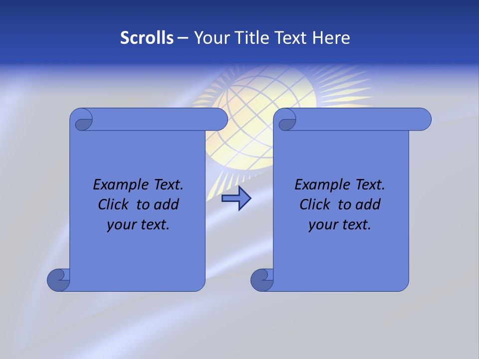 Curve Full English PowerPoint Template