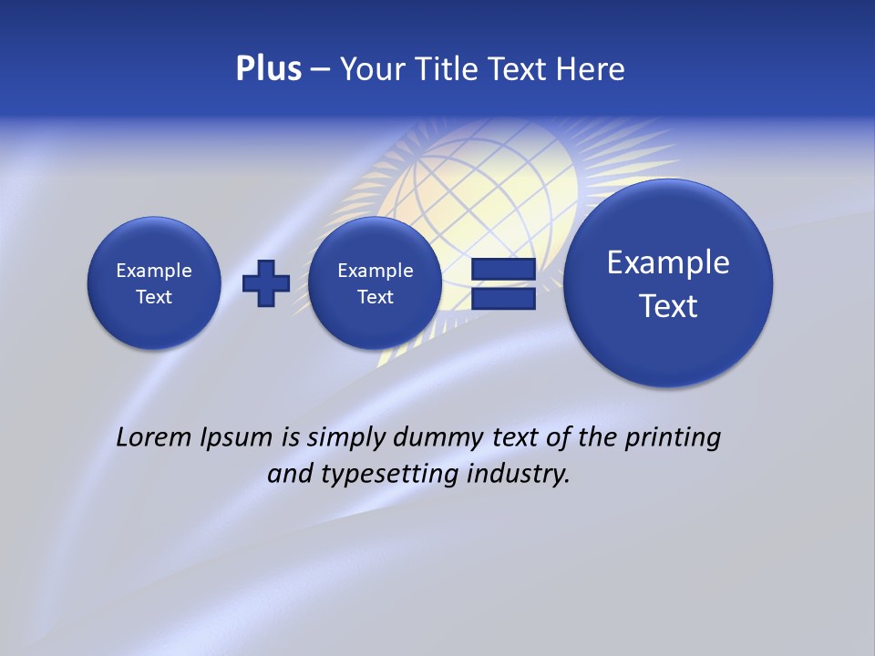 Curve Full English PowerPoint Template